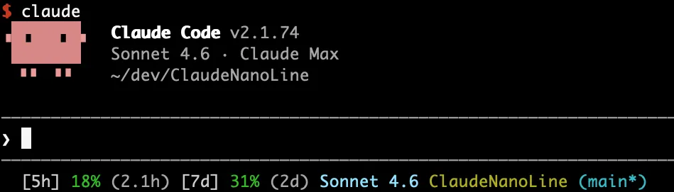Claude Nano Line のサムネイル